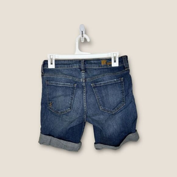 KUT From The Kloth Katy Boyfriend Shorts Denim Size 2 - Picture 2 of 6
